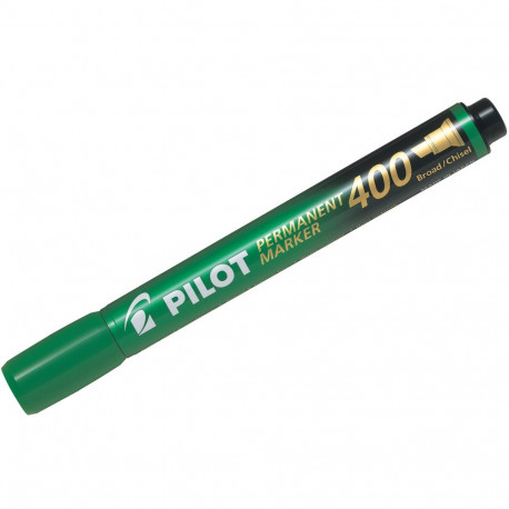 Marker permanent Pilot 400 - FINE 4 mm lõigatud otsaga - roheline õlibaasil tint