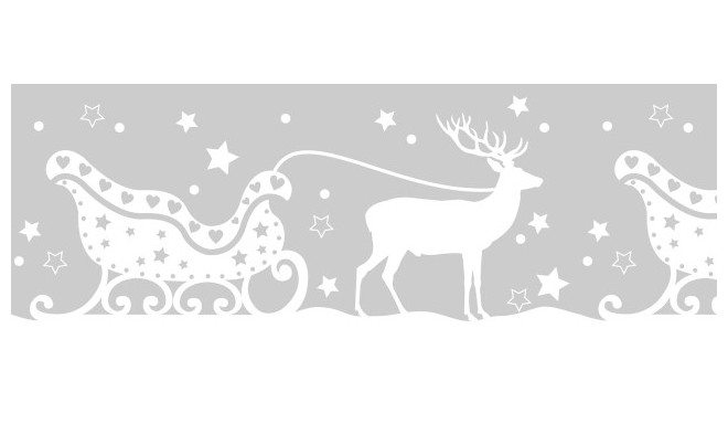 Aknakleebis Hirv saaniga 75mmx2m, Heyda