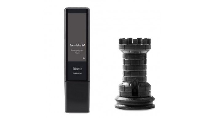 Black Resin V4 materjal Formlabs 3D-printerile, 1l kassett, must