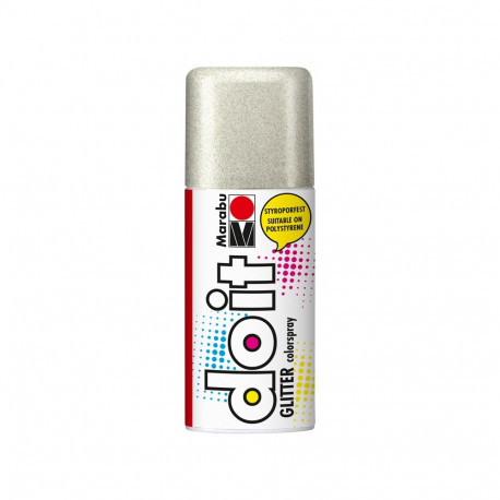 Aerosoolvärv do it Glitter 150ml 582 silver