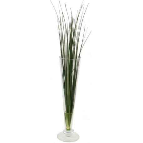 Kunstlill ROHUKIMP klaasist vaasis/ roheline 37cm