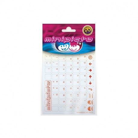 Klaviatuurikleebis läbip/punane EK universaalne (sülearvutile/lauaarvutile) KB-EE-UNI01CLRRED