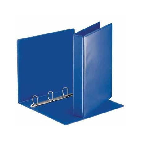 Rõngaskaaned A4 30mm/4D-rõngast selja laius 51mm,sinine, esikaane taskuga