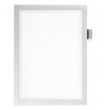 Inforaam magnetiline DURAFRAME NOTE A4, iseliimuv, avatud, pliiatsihoidjaga, hõbe, Durable