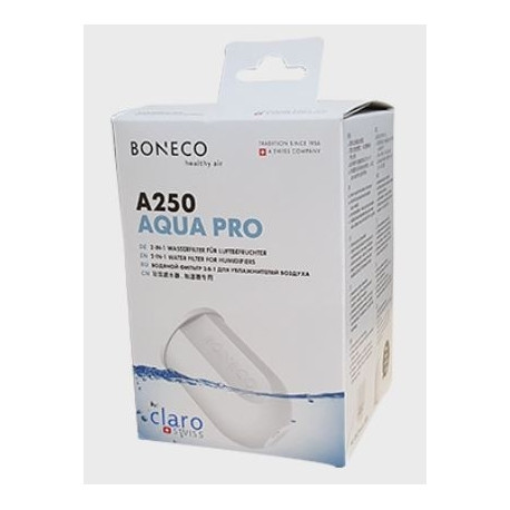 Õhuniisuti filter BONECO A250 veekareduse vähendamine ja vee puhastamine aktiivsöe graanulitega