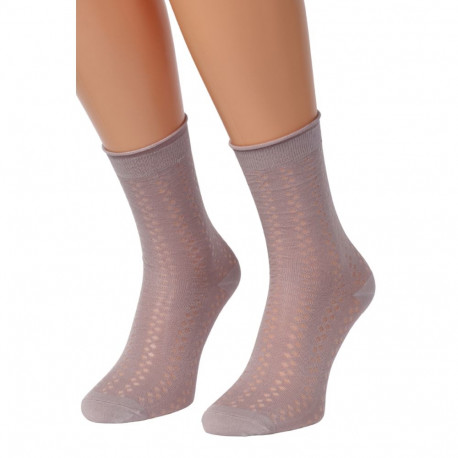 SOKISAHTEL MIIABEL lillad võrksokid 444