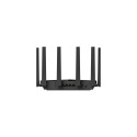 Cudy WR11000 wireless router 2.5 Gigabit Ethernet Tri-band (2.4 GHz / 5 GHz / 6 GHz) Black
