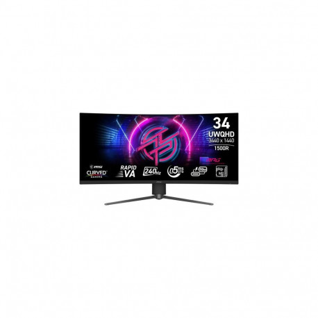 MSI MPG 346CQRF X24 computer monitor 86.4 cm (34") 3440 x 1440 pixels UltraWide Quad HD Black