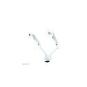 Neomounts FPMA-D750DWHITE2 Monitor arm 10-32&quot; - gas spring - Topfix - 180°-stop