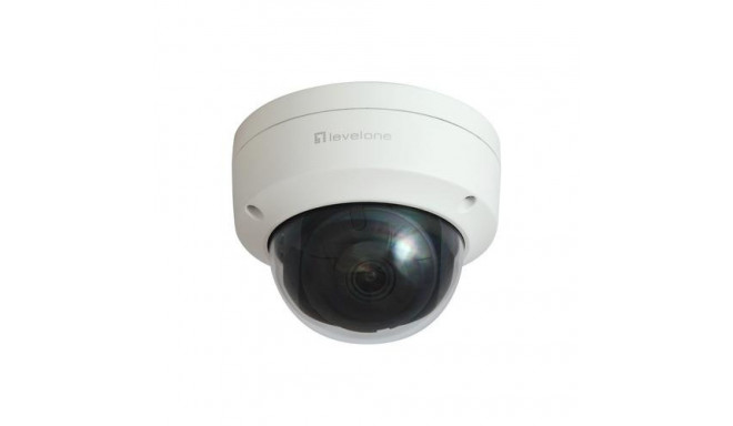 LevelOne GEMINI Fixed Dome IP Network Camera, 2-Megapixel, H.265, Vandalproof, 802.3af PoE, Indoor/O