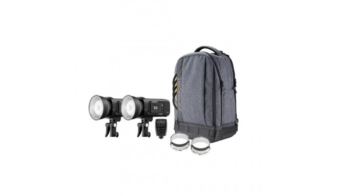 Westcott FJ400 II Strobe 2 Light Backpack Kit with FJ X3 M Universal Wireless Trigger