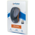 "MANHATTAN Maus Wireless Success, optisch, 1000dpi, orange"