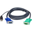 "ATEN 2L-5205U KVM-Kabel VGA USB schwarz 5m"