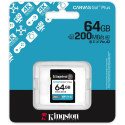 "CARD KINGSTON 64GB XC Canvas Go Plus Gen4 200MB/s C10 UHS-I U3 V30"