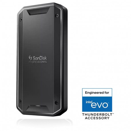 SanDisk Professional Pro G40 4TB Thunderbolt 3 40Gbps USB-C 10Gbps eriti vastupidav IP68 tolmu- ja v