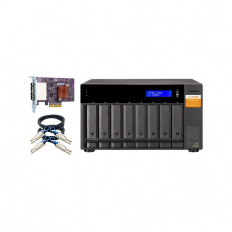 "QNAP TL-D800S 8-bay desktop SATA JBOD expansion unit"