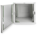 "Digitus Wandgehäuse 19"" 12HE 611x600x600mm, Farbe Grau (RAL 7035)"
