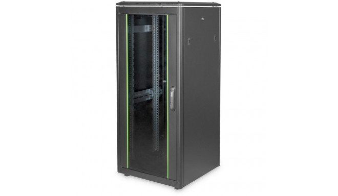 "DIGITUS Netzwerkschrank Unique 26HE 1342x600x600mm schwarz (Speditionsversand)"