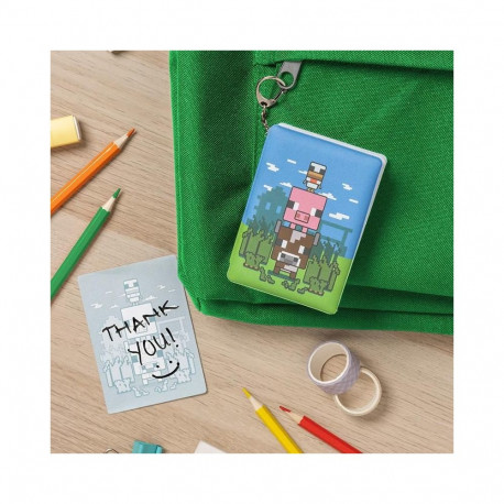 Paladone Minecraft Mini Puffy Notepad Keyring