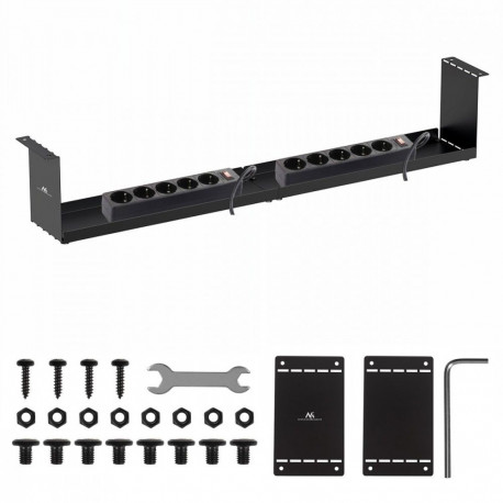 Maclean compact under- desk organizer MC-107 B