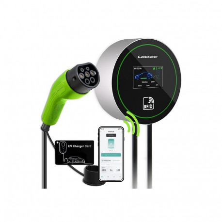 EV Charging Station 2in1 Type2 22kW WiFi LCD