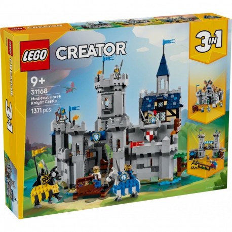 Bricks Creator 31168 Medieval Horse Knight Castle