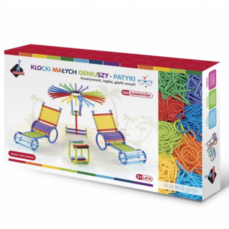 Blocks Sticks 360 elements in box