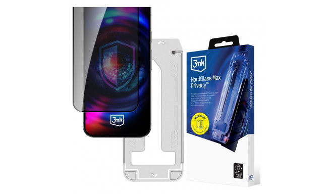 Privacy glass 3MK HardGlass Max Privacy paigaldajaga Apple iPhone 17 Pro Max jaoks