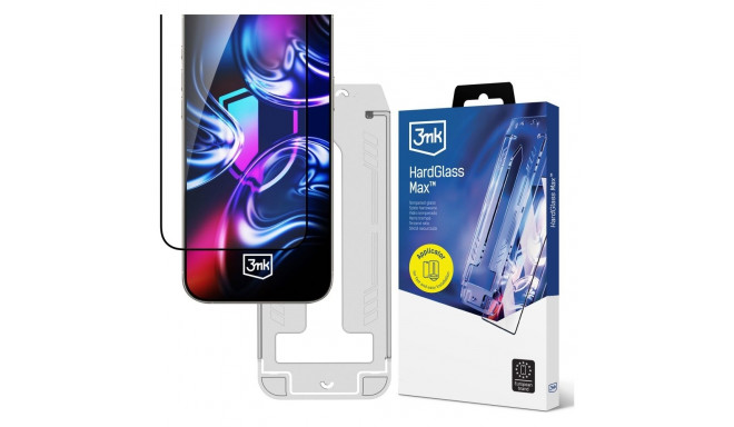 3MK HardGlass Max tempered glass with applicator for Samsung Galaxy S23 5G