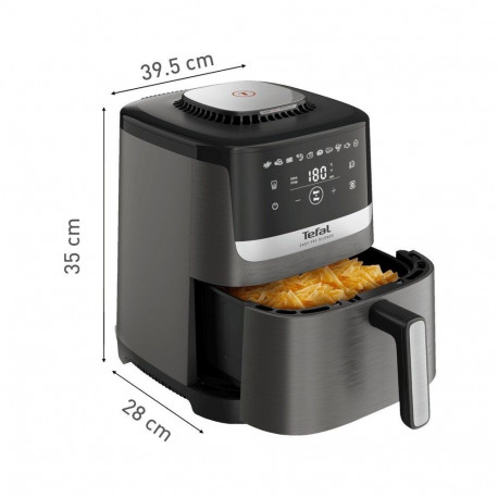 TEFAL Air Fryer | Easy Fry Silence EY551HE0 | Power 1650 W | Capacity 5 L | Gray