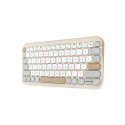 Asus Marshmallow KW100 | Keyboard | Wireless | US International | Oat Milk | Bluetooth