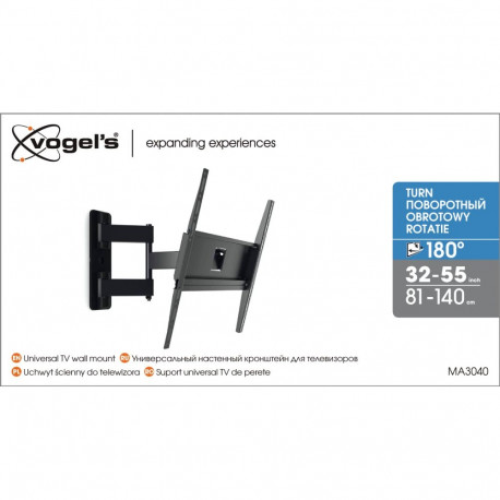 Vogels | Wall mount | MA3040-A1 | Full Motion | 32-65 " | Maximum weight (capacity) 25 kg | Black
