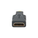 Gembird | HDMI to Micro-HDMI adapter | Black | HDMI | micro HDMI