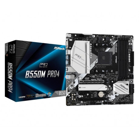 ASRock emaplaat AMD B550 SAM4 microATX
