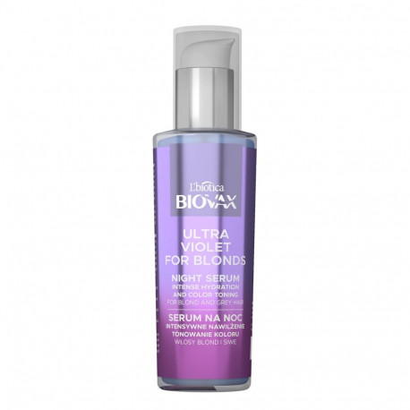 BIOTICA BIOVAX ULTRA VIOLET SERUM DE NOCHE CABELLOS RUBIOS 100ML
