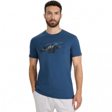 Koszulka męska 4F M2359 morska zieleń 4FWAW25TTSHM2359 46S L