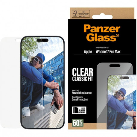 Kaitseklaas PanzerGlass iPhone 17 Pro Max Classic Fit EasyAligner