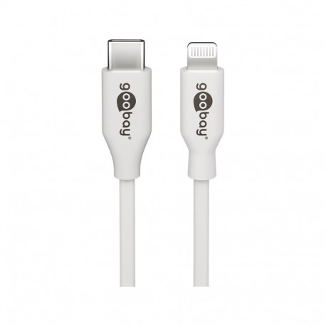Lightning - USB-C charging and sync cable 1.0m, MFi, white