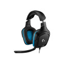 LOGITECH G432 täissuuruses juhtmega mänguri kõrvaklapid 7.1 kanaliga USB 3.5 mm must