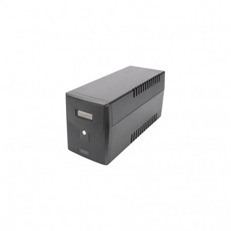 DIGITUS line-interactive UPS 1500VA/900W 12V/9Ah X2 aku 4x CEE 7/7 AVR USB RS232 RJ-11/45 LCD ekraan