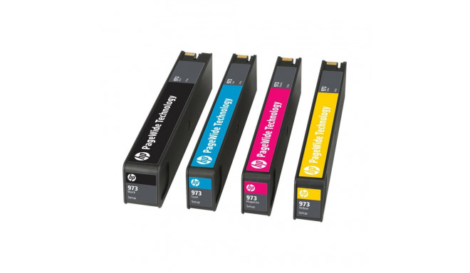 HP 973X suure tootlikkusega tsüaan originaal PageWide kassett