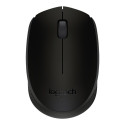 LOGITECH B170 Mouse optical 3 buttons wireless 2.4 GHz USB wireless receiver black