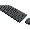 LOGITECH MK235 Keyboard and mouse set wireless 2.4 GHz Nordic (PAN)