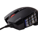 CORSAIR SCIMITAR RGB ELITE MOBA/MMO mänguhiir must taustvalgustusega RGB LED 18000 DPI optiline (EU)