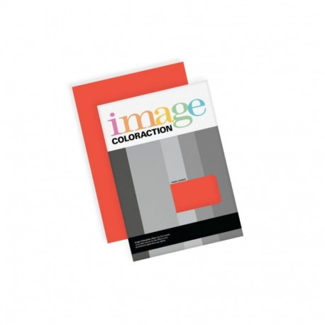 Värviline paber A4 80g IMAGE Coloraction nr.28 korallpunane 50 lehte