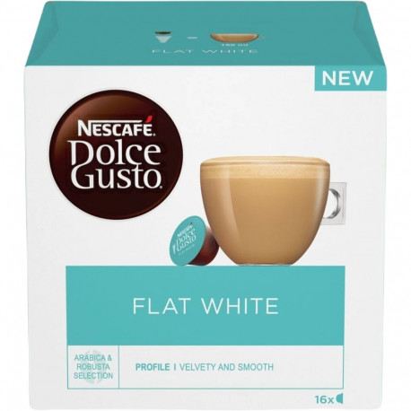 Kohvikapslid NESCAFE Dolce Gusto Flat White 16tk