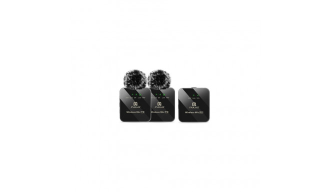 Wireless Lavalier Dual Microphone, OTG USB Type-C, Lightning