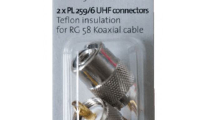 Albrecht PL259/6 Stecker 2er Blister