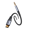 Joyroom stereo helikaabel AUX 3,5 mm minipesa - USB-C telefonile 1,2 m must (SY-A07) Joyroom stereo helikaabel AUX 3,5 mm minipesa - USB-C telefonile 1,2 m must (SY-A07)