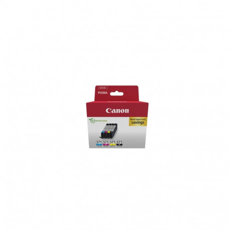 Canon CLI-571 (0386C008) Ink Cartridge Multipack, C/M/Y/BK